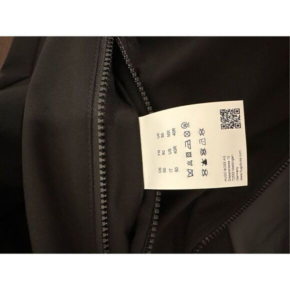 Hugo Boss Camur zip front water repellent wind resistant jacket in black Sz L - Picture 14 of 16